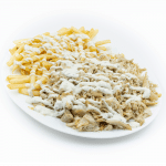 Pollo picado con patatas o arroz